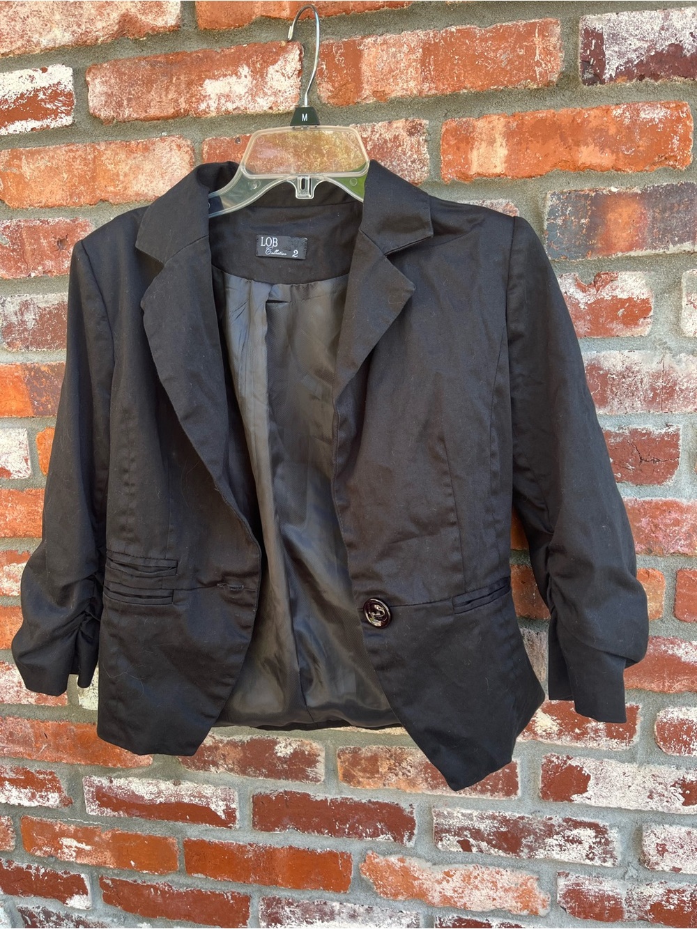 Black Women's Tailored Blazer Jacket